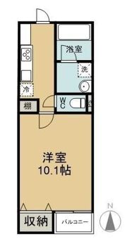 グランリュクス中庄の間取り画像