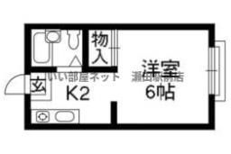 コーポオギノの間取り画像