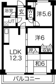 ハイツ桃山IIの間取り画像