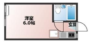 ハイム中井の間取り画像