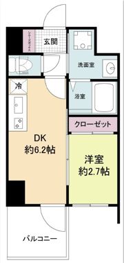 セレニテ新大阪グランデ ミリューの間取り画像