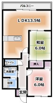 山ノ上エミネンスの間取り画像