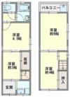 鴫野西テラスハウスの間取り画像