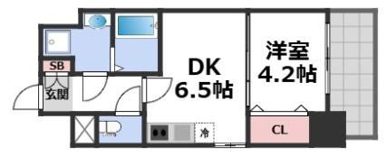 メイクス天王寺の間取り画像