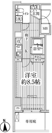 HF東中野レジデンスの間取り画像