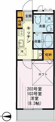 フォレストヴィラⅡの間取り画像