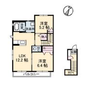 パティオ C棟の間取り画像