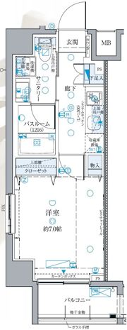 クレヴィスタ板橋西台Ⅲの間取り画像