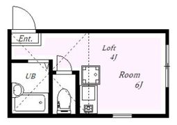 ユナイト久地モーパッサンの間取り画像