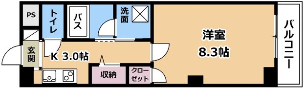 サンセール瀬田の間取り画像