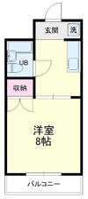 メゾン池の沢の間取り画像