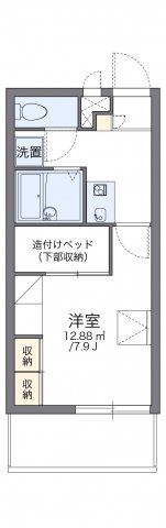 レオパレス久米の間取り画像