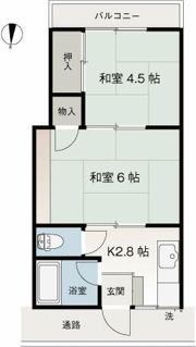 コーポさわだの間取り画像