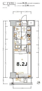 XEBECときわ台の間取り画像