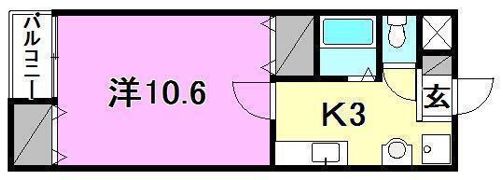 コンフォート22の間取り画像