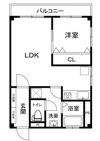 神装コーポの間取り画像