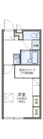 レオパレスオーシャンの間取り画像