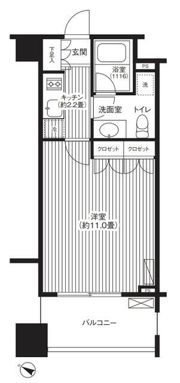グランハイツ代々木の間取り画像