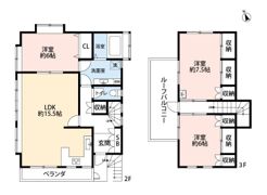 ハイツアルカスの間取り画像