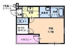 フジパレス鶴見Ⅱ番館の間取り画像