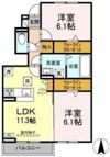 GLUCK西城の間取り画像