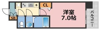 プレサンス大国町アドロッソの間取り画像