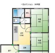 一王山マンションの間取り画像