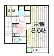 レオネクストHOSOYAⅢの間取り画像
