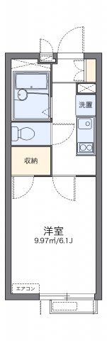 レオパレスゼルコバⅡの間取り画像