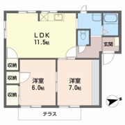 ドムス・ヒルズ F館の間取り画像