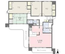 サンハイツ宇多津の間取り画像