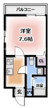 ドゥエリング千林商店街の間取り画像