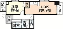 J’city紙屋町（504）の間取り画像
