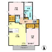オアシスタナカの間取り画像