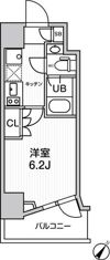 JMFレジデンス北品川の間取り画像