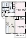 サンモナークB棟の間取り画像