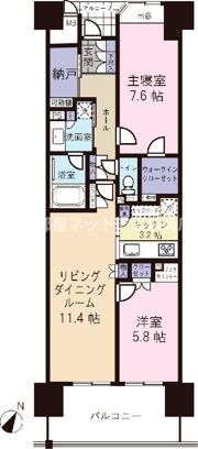 ル・シェモア東静岡の間取り画像
