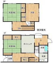 島村貸家の間取り画像