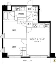 ルーブル東武練馬弐番館の間取り画像