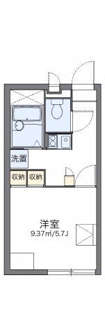 レオパレスカラマスの間取り画像