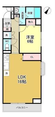プレステージ市川の間取り画像