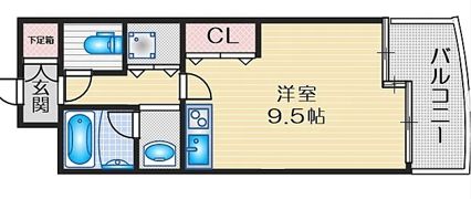 サンロワール江坂の間取り画像