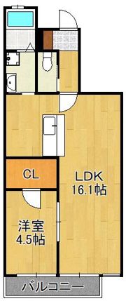 La Casa Feliceの間取り画像