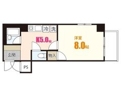 オプス6丁目の間取り画像