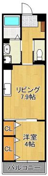 RESIDENCE BOSCOの間取り画像