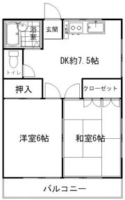グリーンハイツ晴和の間取り画像