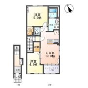 クレストコートⅡの間取り画像