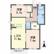メゾンSOWACA A棟の間取り画像