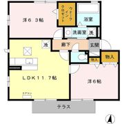 シエスタ Cの間取り画像