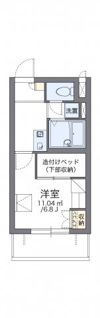 レオパレスハーナの間取り画像